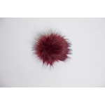 Rino & Pelle Chocolate Detachable Faux-Fur Pompom