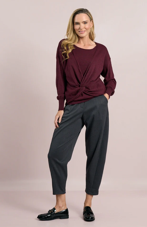 Herringbone Barrell Trousers