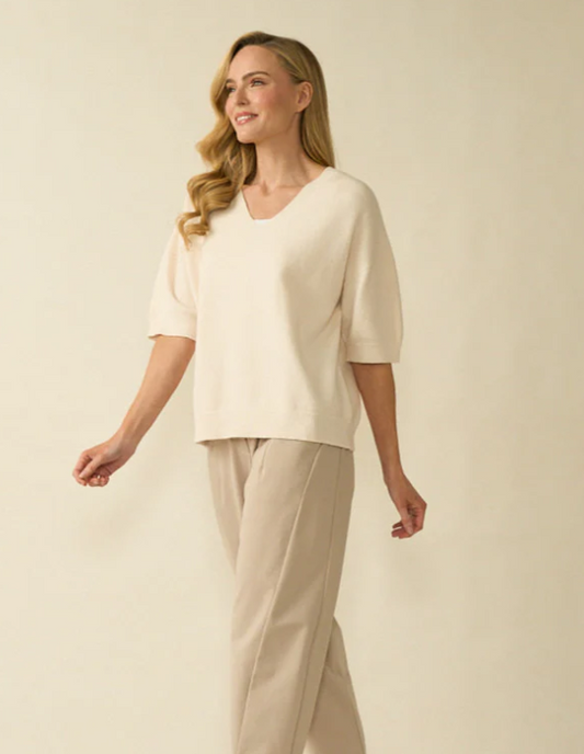 V-Neck Knit Jumper
