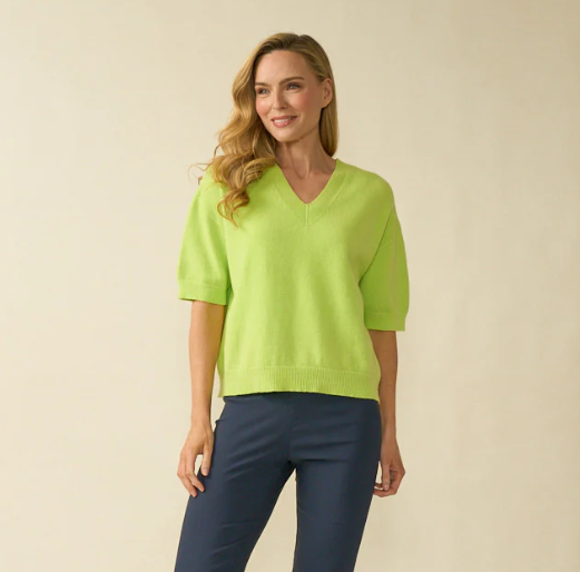 V-Neck Knit Jumper