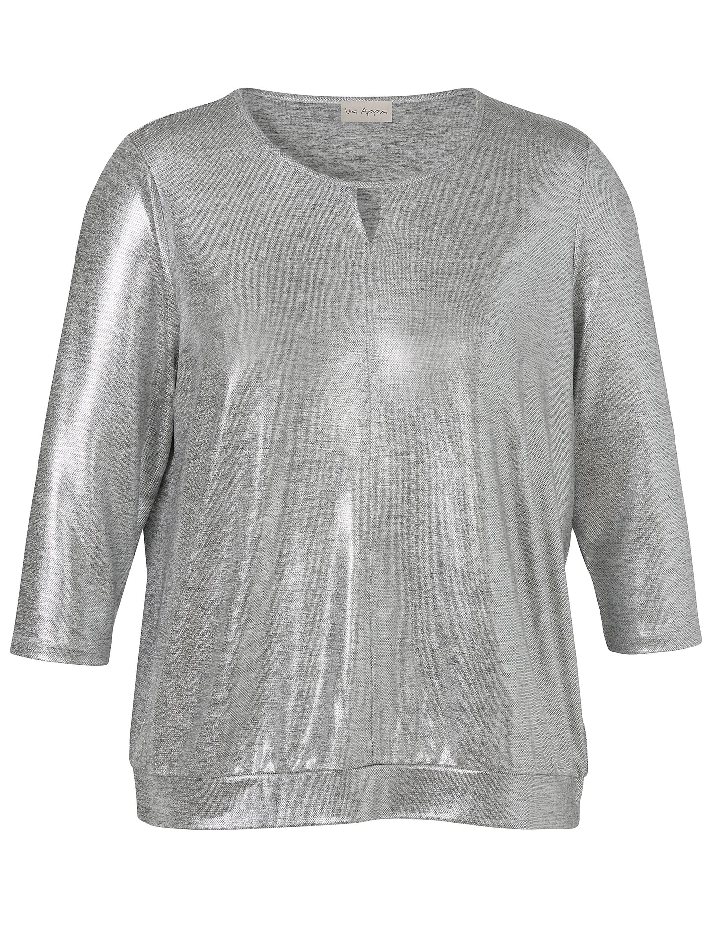 Silver Metalic Top