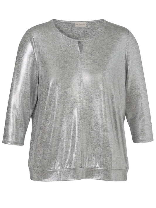 Silver Metalic Top
