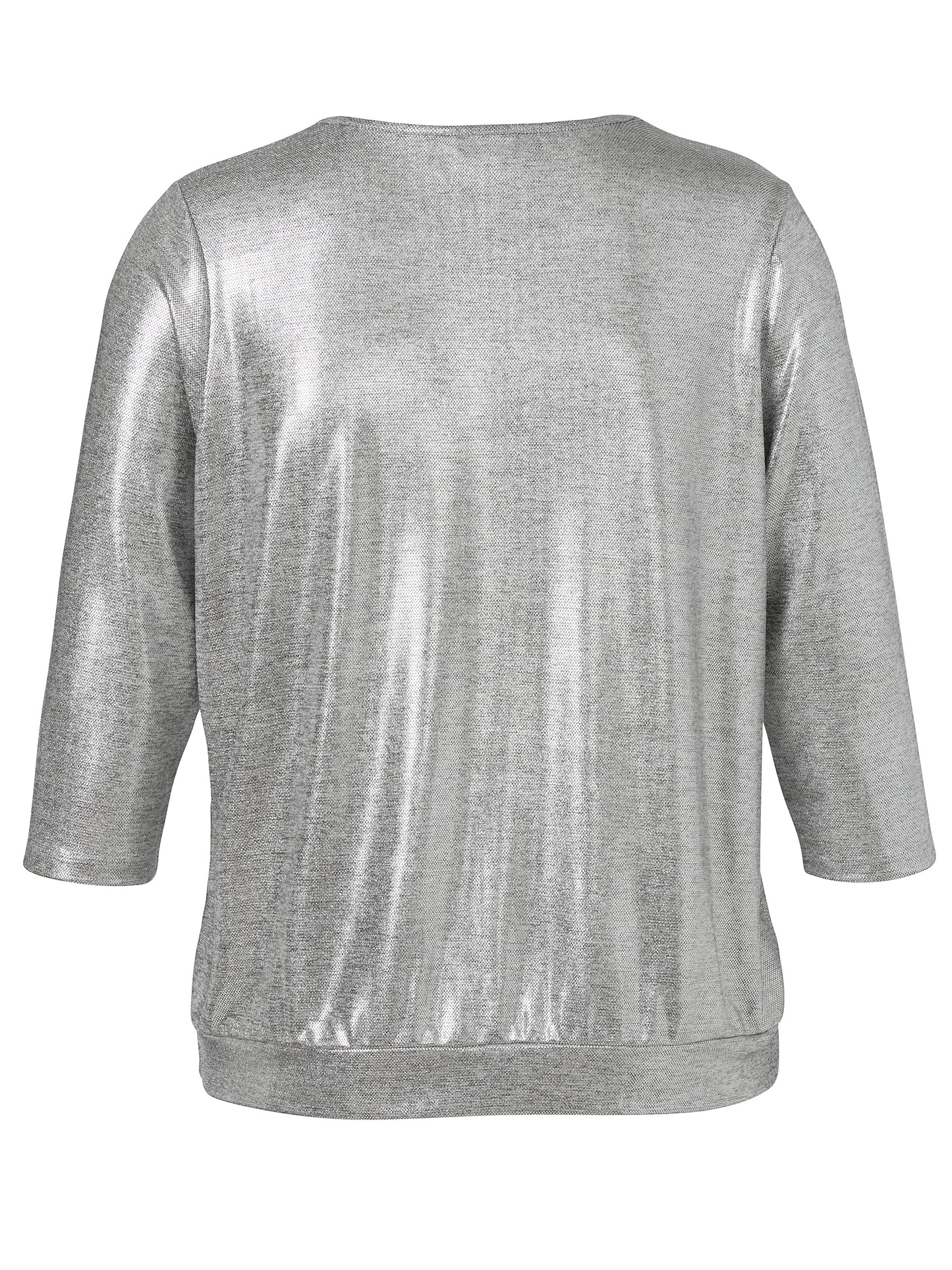 Silver Metalic Top