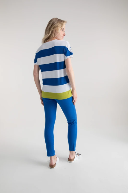 Blue Stripe Top