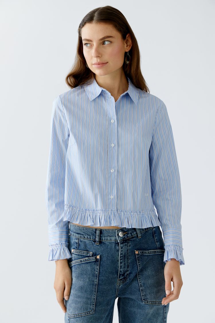 Blue Striped Blouse