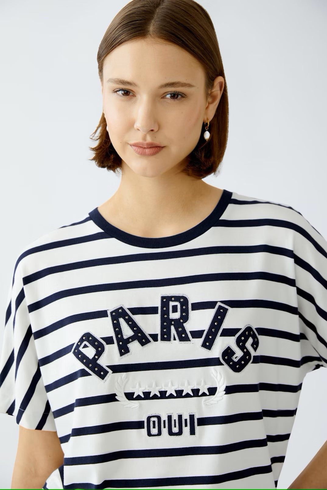 oui paris stripe tshirt lifestyle