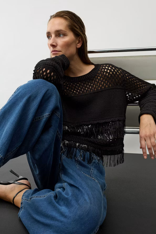 pullover - black