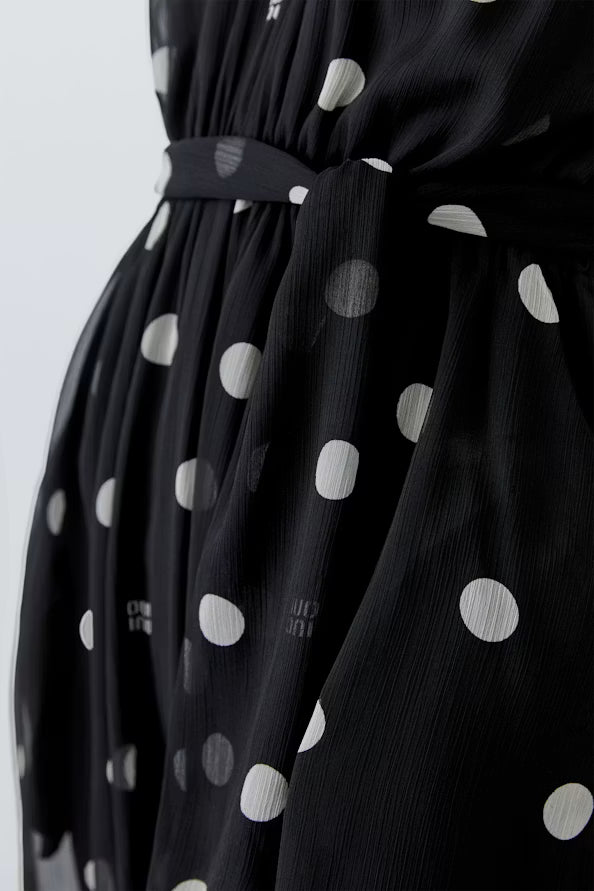 Maxi dress - black offwhite