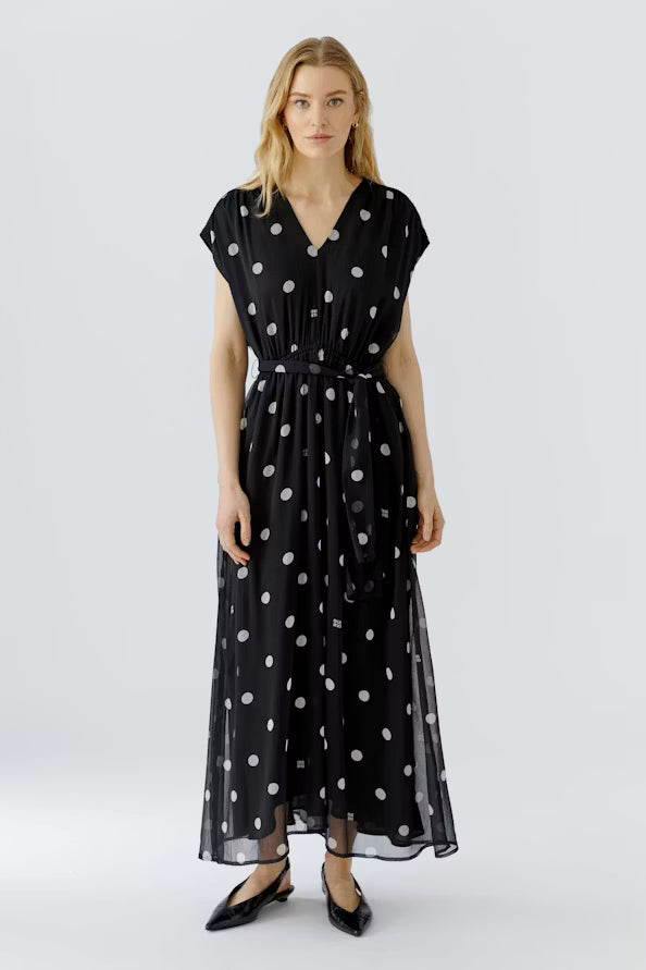 Maxi dress - black offwhite