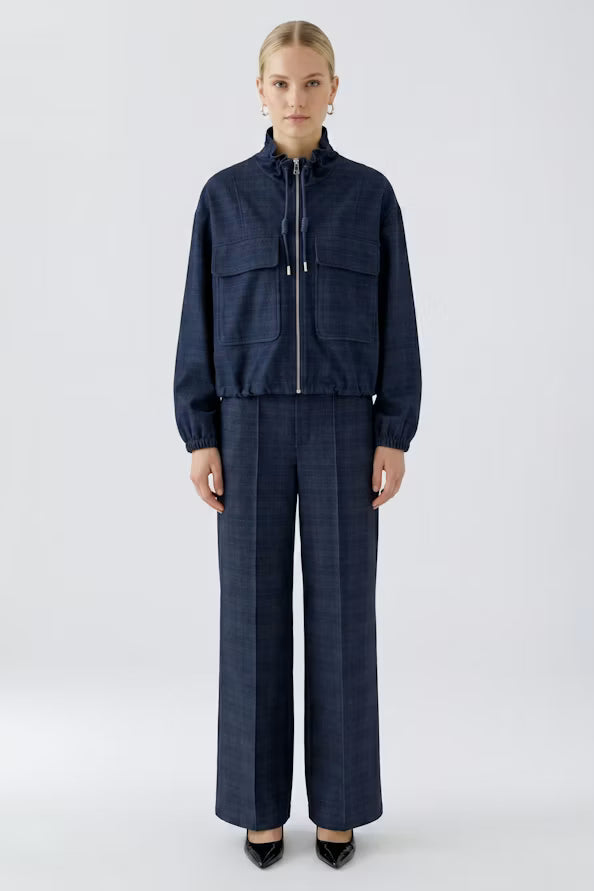 Soft jersey jacket in a sporty look