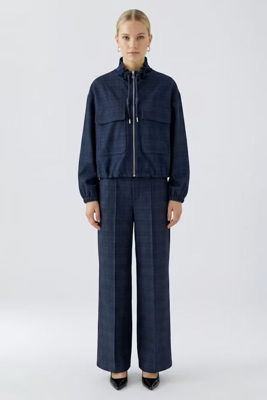 Soft jersey jacket in a sporty look