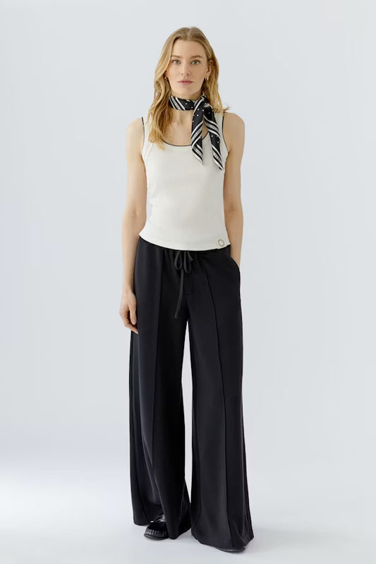 Scarf - black offwhite