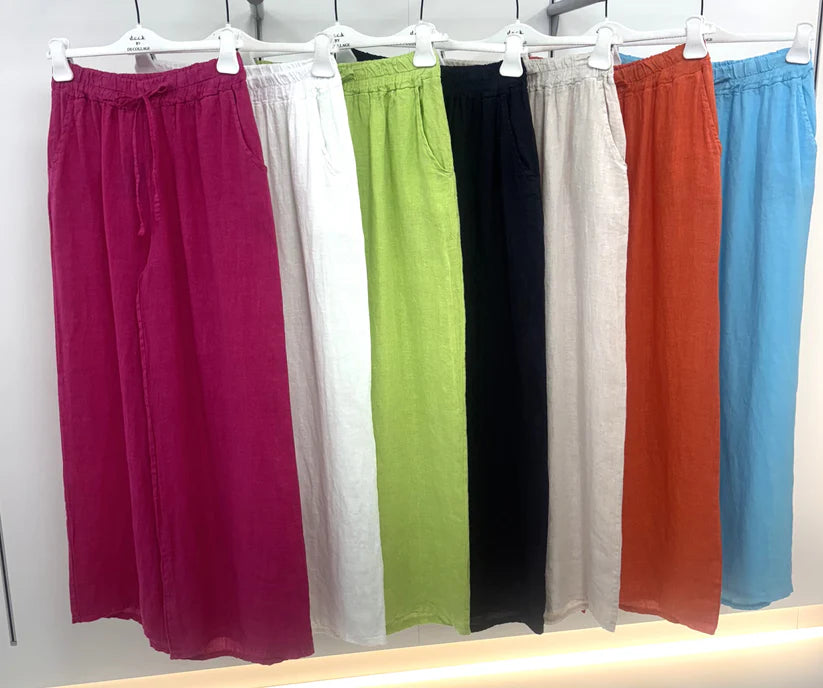 DECK Linen trousers