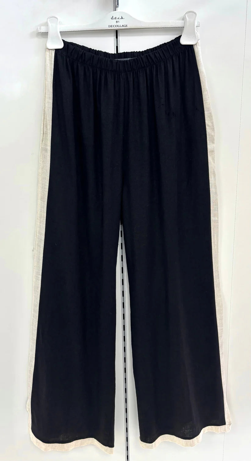 Pull On Linen Trousers