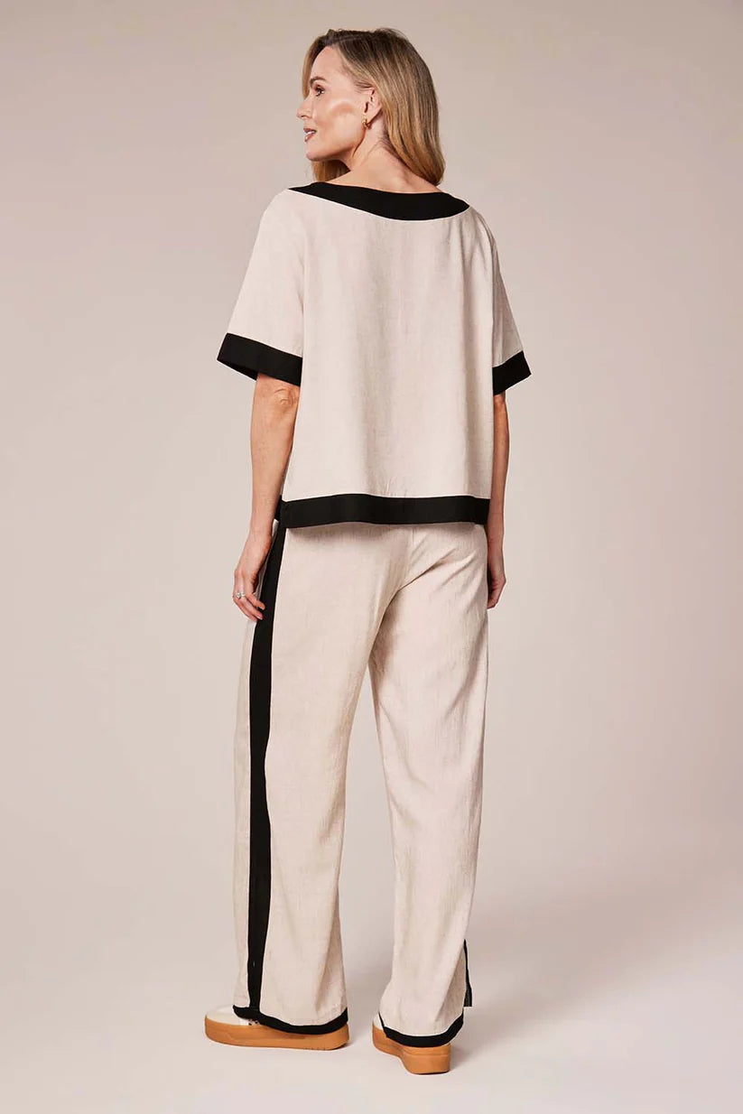 Pull On Linen Trousers