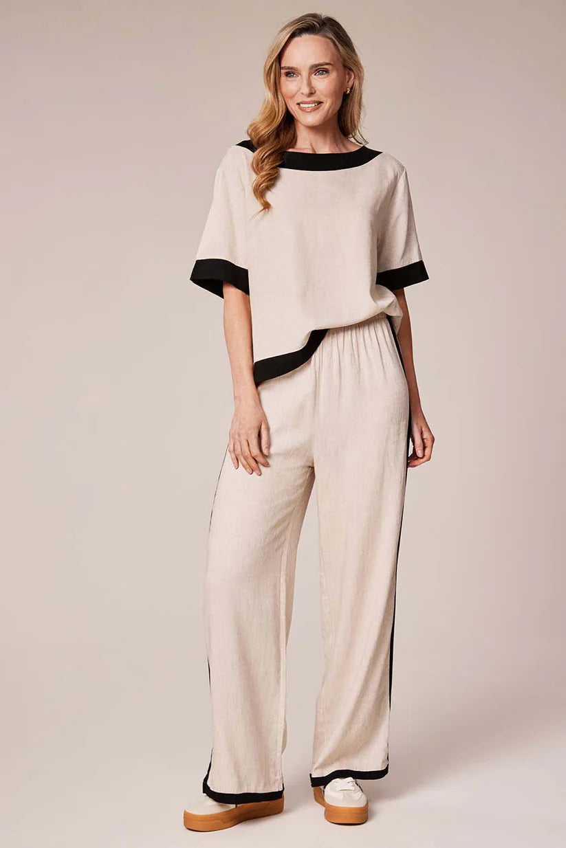 Pull On Linen Trousers
