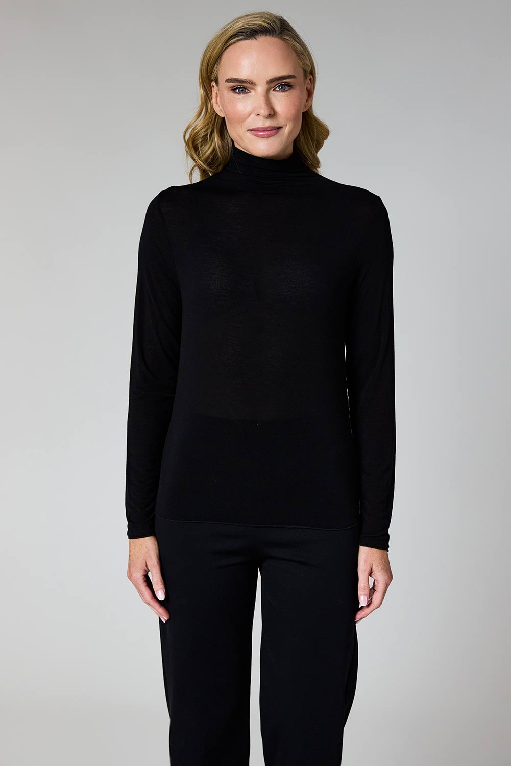 Roll Neck Long Sleeve Top