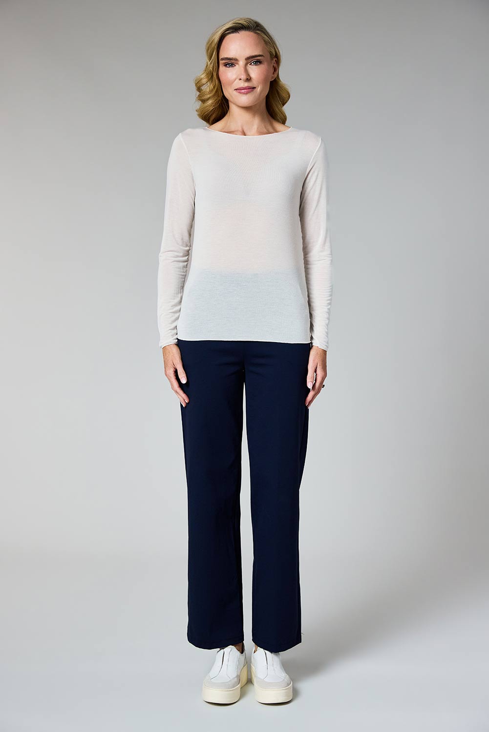 Roll Neck Long Sleeve Top