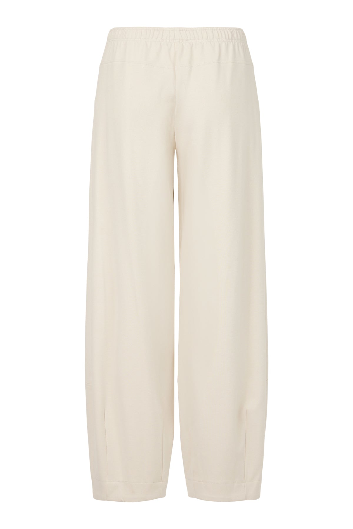 cream balloon leg trousers noen godske back