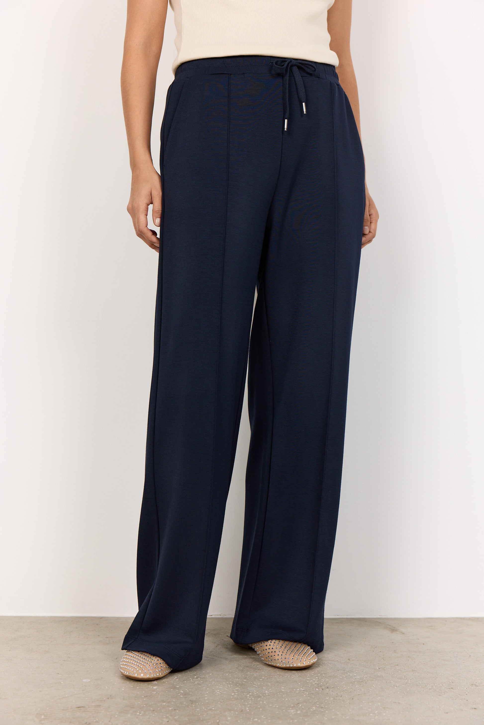 Soya Concept Navy Pants pull string