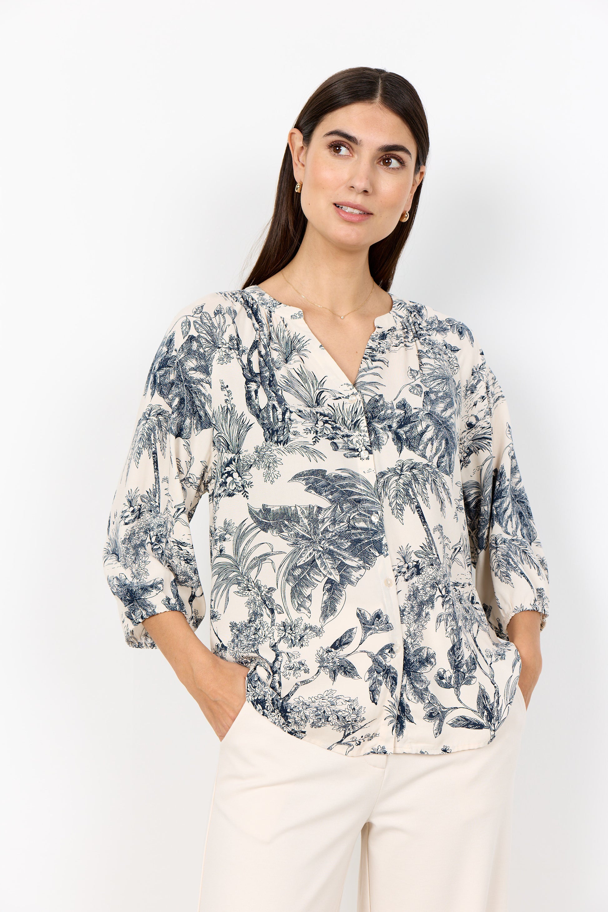 soya concept printed blouse 
