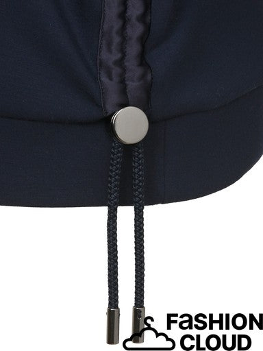 Navy Funnel Neck Sweatshirt