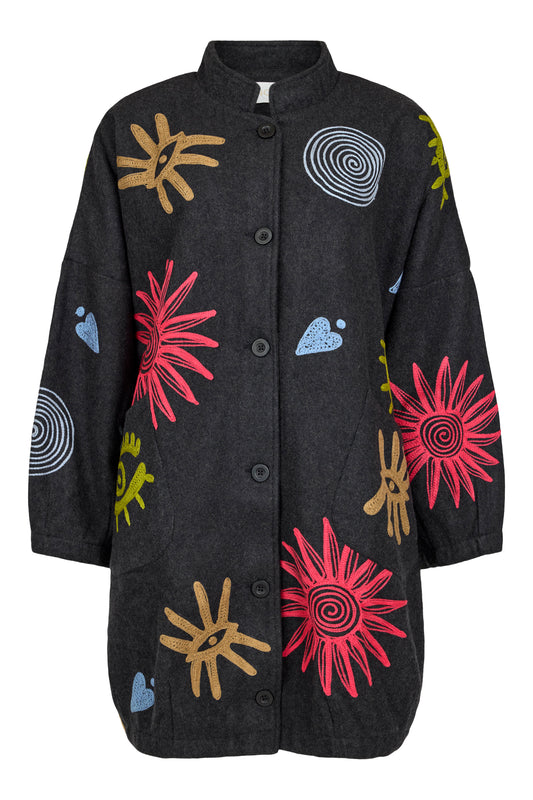 Grey Pattern Jacket