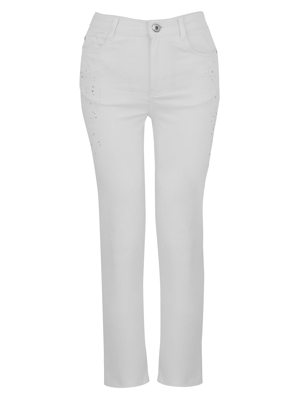Embellished Slim Leg Jeans