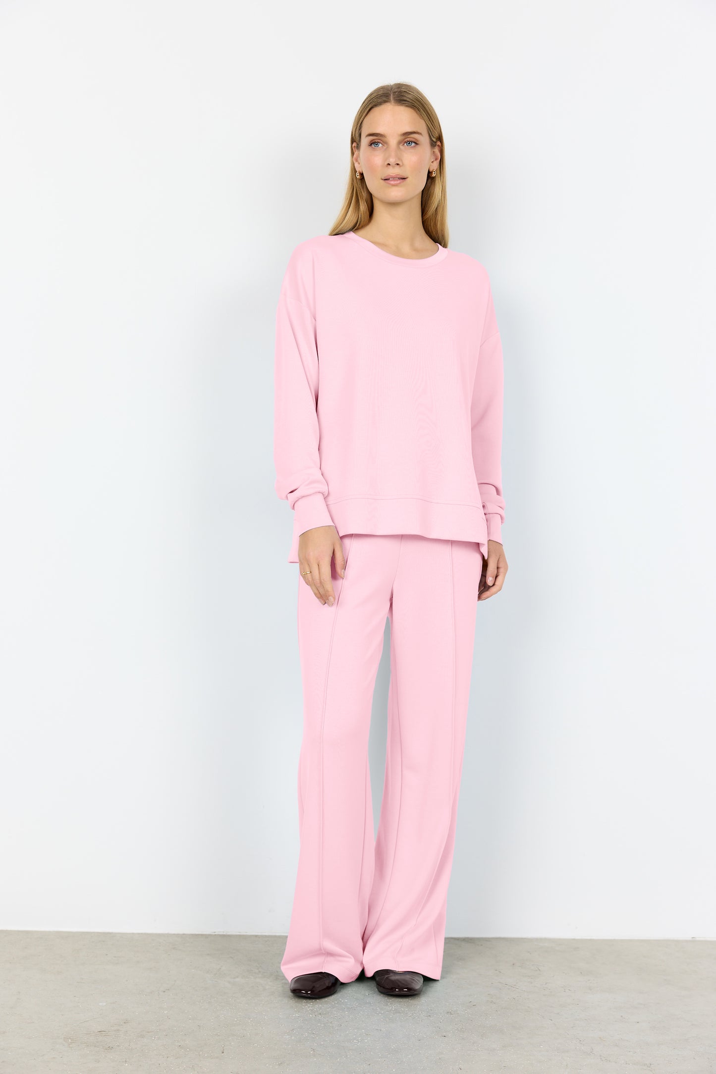 Soya Concept - Pink Long-Sleeved Sweatshirt
