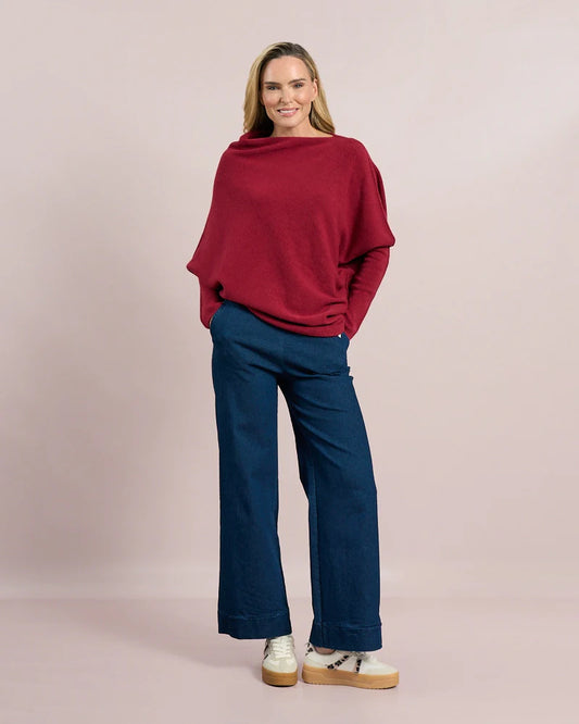 Asymmetric Knit Jumper