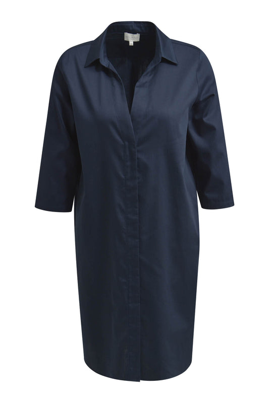 Navy Shirt Dress