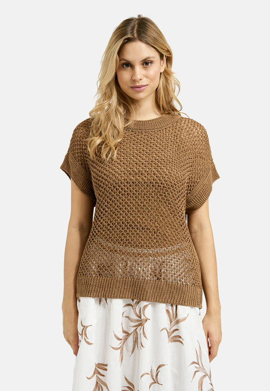 Toffee Knit Top