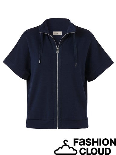 Zip Front Short Sleeve Jacket