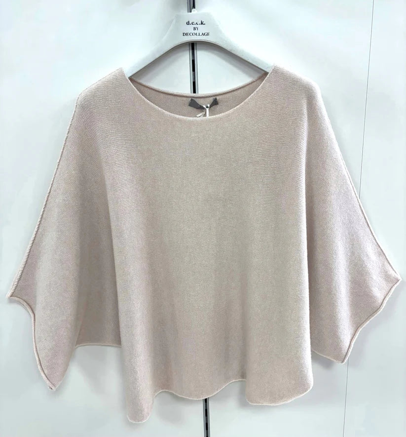 Short Sleeve Batwing Knit