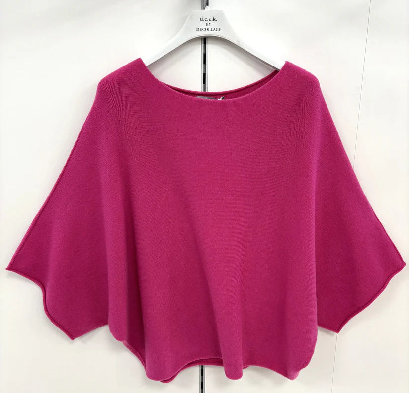 Short Sleeve Batwing Knit