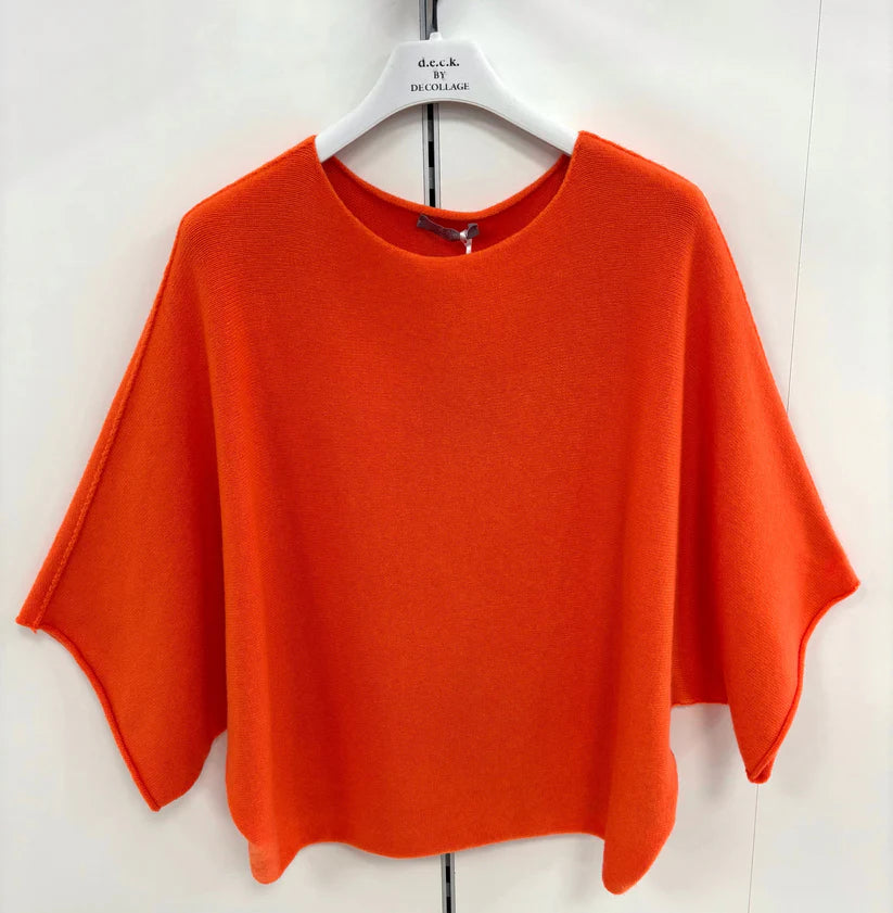 Short Sleeve Batwing Knit