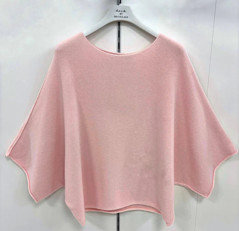 Short Sleeve Batwing Knit