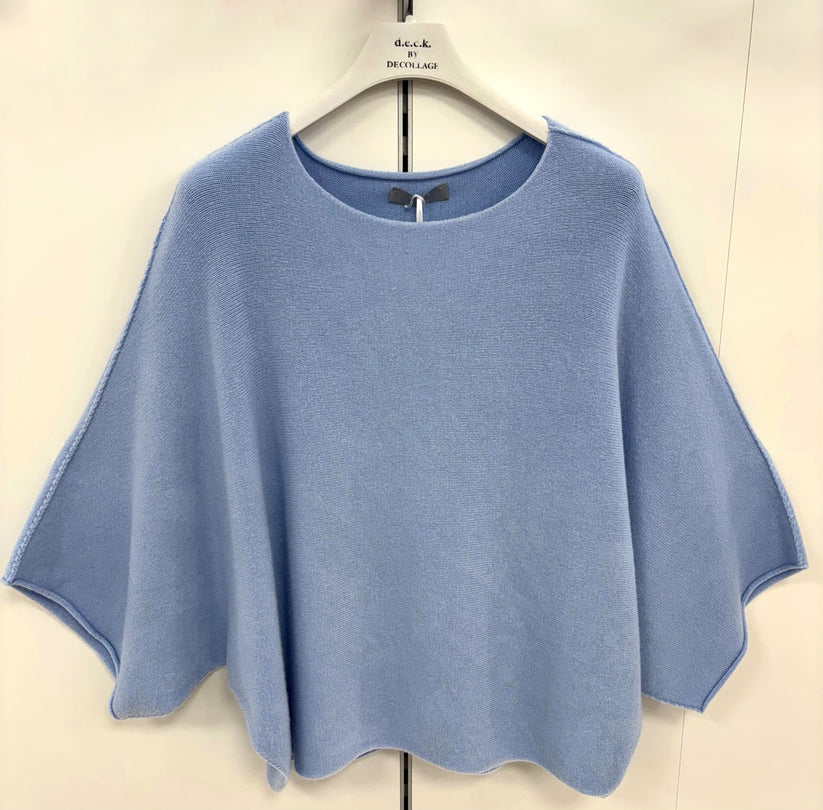 Short Sleeve Batwing Knit