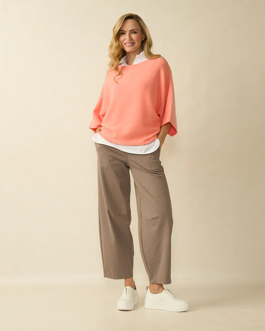 Short Sleeve Batwing Knit