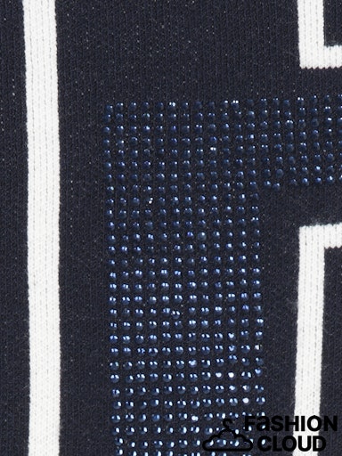 High Neck Print Jumper