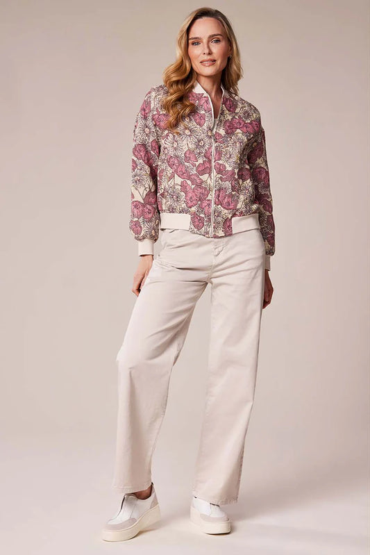 Wide Leg Zip Front Jeans