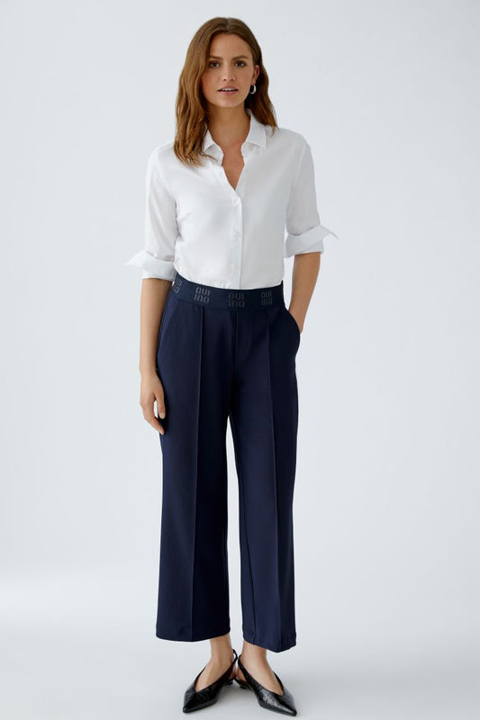 Navy Culotte Trousers