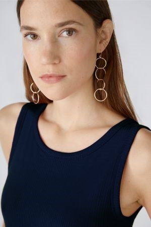 oui navy sleeveless top lifestyle