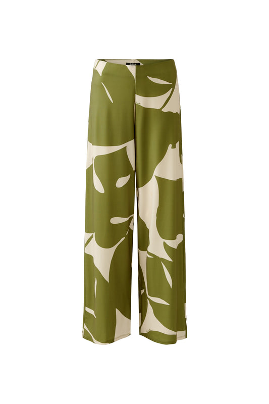 Leaf Print Trousers