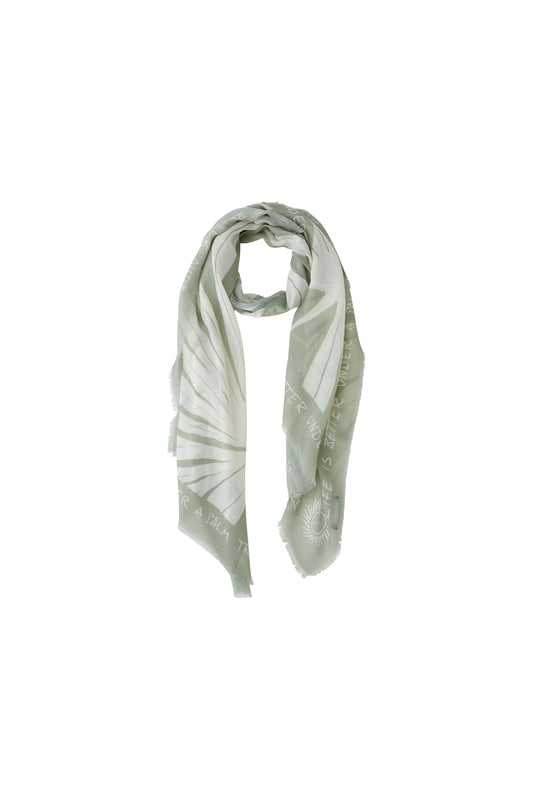 Oui Green Scarf