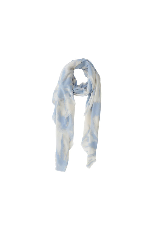 Blue Palm Tree Scarf