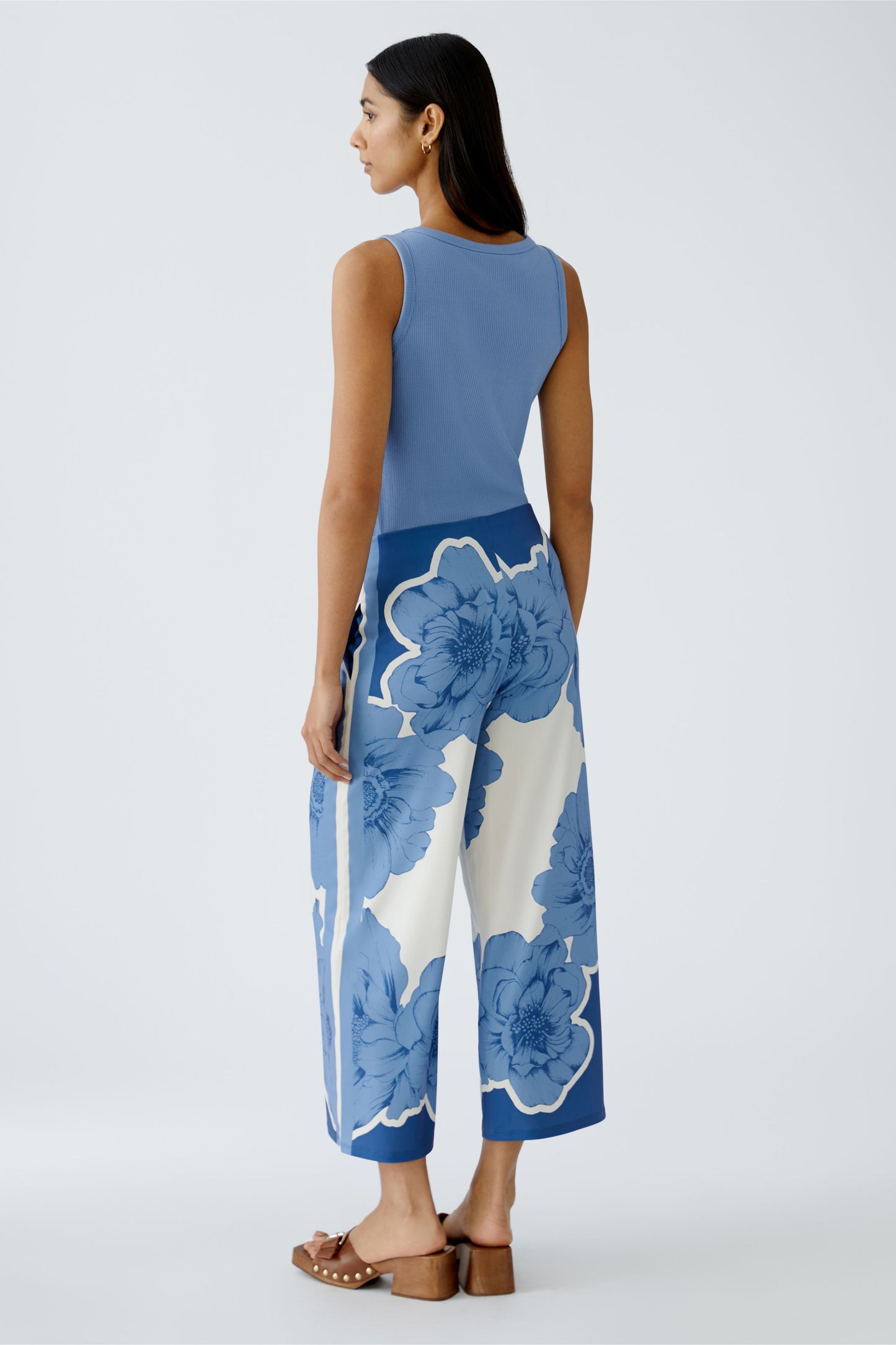Floral Print Palazzo Trousers