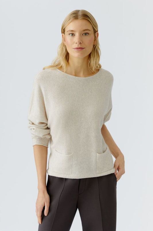 Cream Pocket Jumper