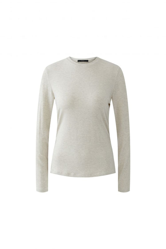Beige Long Sleeve Top