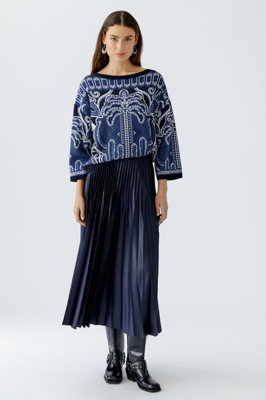 Elasticated Pleated Skirt